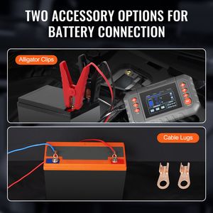 Caricabatterie Intelligente da 20 Amp per Auto con Display LCD, Carica a Flusso Lento per Batterie al Litio LiFePO4 e al Piombo-Acido (AGM/Gel/SLA) - Product Image 5