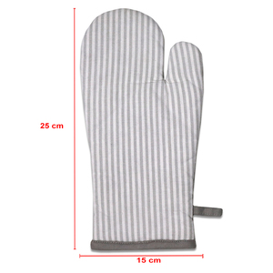 Professional Good Quality Yarn Dyed Cotton <b>Oven</b> Mitts Highest Selling Stripe Design Beautiful <b>Oven</b> Mitten in India. - Product Image 5