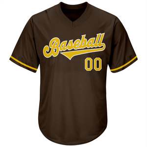 Nouvel Arrivage – Maillot de Baseball Personnalisé Col V Manches Courtes avec Passepoil – T-shirt d'Équipe avec Nom et Numéro du Joueur – Fournisseur de Vêtements de Sport - Product Image 2