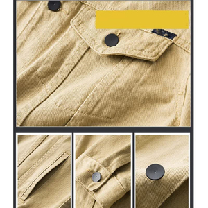 Giacca e Camicia in Denim da Uomo Slim Fit di Alta Qualità, Personalizzabili, Blu Chiaro, Antivento e Riscaldate - Vendita all'Ingrosso - Product Image 6