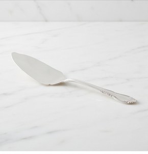 Juego de espátula y cuchillo para pastel de acero inoxidable con elegante espátula metálica y cuchillo para bodas y celebraciones - Product Image 1