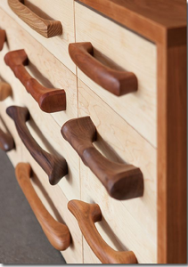 Tirador de armario de madera maciza, cajón, decoración de armario, tiradores de madera Natural para muebles de armario de cocina - Product Image 3