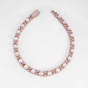 สร้อยไข่มุกคิวบาแบบโซ่สุดฮิตจี้และสเน่ห์ของ2026สุดหรู - Product Image 2