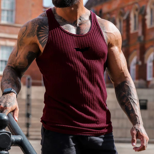 Débardeur Homme Nouvelle Collection Qualité Supérieure Été 2026 – Débardeur de Sport Rayé Grande Taille pour Homme – Idéal Fitness et Exercice - Product Image 5