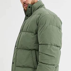 Veste matelassée pour homme en tissu polyester personnalisé, vente en gros, veste d'hiver de qualité supérieure, style tendance, brillante - Product Image 4