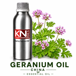 Aceite de Geranio de Primera Calidad, 100% Puro, Pelargonium Graveolens, Proveedor Mayorista, Certificado Orgánico, Fabricante y Exportador a Granel - Product Image 1
