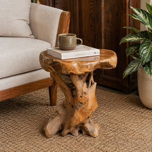 ARTERRA Luxury <b>Rustic</b> Teak Root Handmade Artisan Antique Durable Coffee <b>Table</b>-Living Room Furniture for Home - Product Image 3