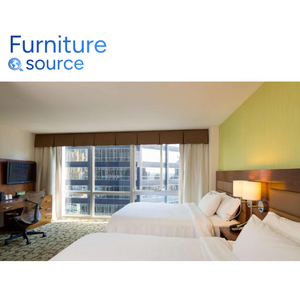 โรงแรมหรู casegoods Hilton Inn-high-end casegoods ในไม้อัด/HPL สำหรับห้องนอนโรงแรมที่ทันสมัย - Product Image 4