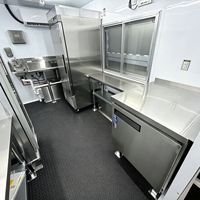 Remolque Móvil de Comida con Equipamiento Completo, Fregadero, Ventana de Servicio y Gráficos Personalizados para Negocios de Comida, Eventos al Aire Libre y Barbacoas