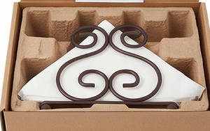 Elegante Porta Servilletas de Hierro Sólido en Color Negro con Estilo Moderno, Ideal para Vajilla y Decoración del Hogar, Caja para Servilletas - Product Image 6