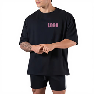 Camisetas Personalizadas de Alta Calidad para Hombre, Color Sólido, Estilo Hip Hop, Ecológicas, Transpirables, 240g, Secado Rápido, Anti-UV, Tejido de Punto 100% - Product Image 1