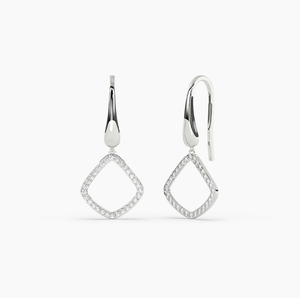 ต่างหูเพชรทรงบริลเลียนต์วินเทจทองคำ 14KT แท้ ได้รับการรับรองจาก IGI ชุบทอง เหมาะสำหรับผู้หญิง ใช้ในงานแต่งงาน - Product Image 5