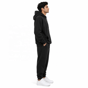Conjunto de Sudadera con Capucha y Pantalones Deportivos de Forro Polar Grueso para Hombre, con Interior Suave y Cálido, Proveedor Mayorista OEM - Product Image 4