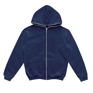 Sweat-shirts unisexes à fermeture éclair intégrale de haute qualité pour l'hiver, 500 GSM, 100% coton molletonné/éponge française, fermeture éclair robuste, respirant, séchage rapide - Product Image 1