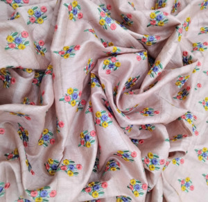 Tela de Lujo con Bordado Malty, Malla de Poliéster Transpirable con Patrón Floral para Vestidos de Novia y Fiesta - Product Image 5