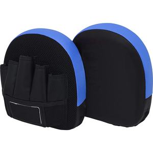 Tapis d'entraînement de boxe professionnel Logo personnalisé coussinets de mise au point de boxe 100% coussinets de mise au point de boxe en cuir véritable pour mitaines d'entraînement MMA - Product Image 2