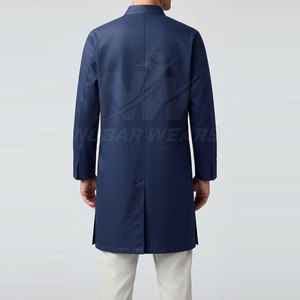 High Quality Lab Coat With Secure <b>Snap</b> Button <b>Fastening</b> Practical Storage Pockets Long Sleeve Design And Durable Workplace - Product Image 6
