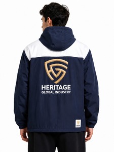 Premium Quality <b>Mens</b> Windbreaker <b>Jacket</b> Lightweight Athletic Outerwear For <b>Running</b> Gym Fitness Casual And Outdoor Use - Product Image 3