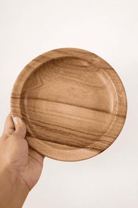 Plato de Servir de Madera de Paulownia, Hecho a Mano, para Decoración del Hogar, Fiestas, Centro de Mesa para Bodas - Product Image 3