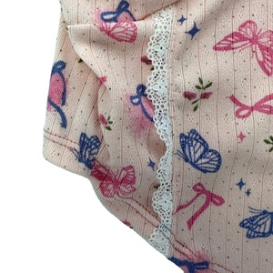 Cuello redondo Floral Mujer Elástico Verano Nuevo estilo Cinta roja Pequeño traje recortado Señoras 2025 Casual Fábrica de Tailandia - Product Image 4