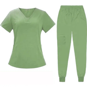 High Quality Unisex Hospital Uniforms Private Label <b>Nurse</b> <b>Scrub</b> Sets Denim Fabric Medical <b>Scrubs</b> - Product Image 5