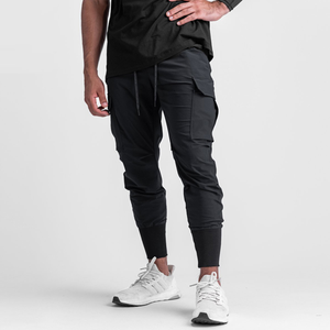 Mens Techwear <b>Cargo</b> Joggers Multi Pocket <b>Slim</b> Fit Tactical <b>Trousers</b> Breathable Quick Dry Athletic Performance Pants Bulk - Product Image 1
