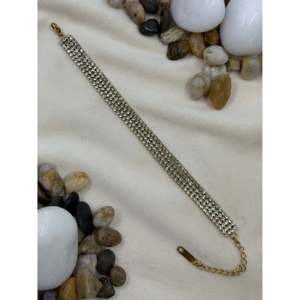 Fashion Tennis Bracelet-Moonlight Anti-Tarnish Stainless Steel Adjustable Jewelry - Product Image 2