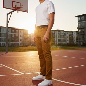 Jeans de Diseño para Hombre, Cintura Doble, Material Transpirable, Corte Recto, Ropa Casual Urbana, Fabricante de Ropa - Product Image 5