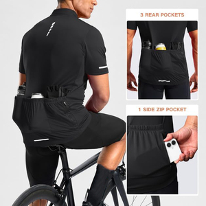 Maillot de cyclisme d'été pour hommes en gros – Respirant, anti-UV, léger, pour rester au frais lors de vos sorties à vélo - Product Image 2