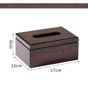 Caja de pañuelos de madera de diseño clásico, hecha a mano, impermeable, duradera, decorativa, con resorte, de Ali Fashion Art - Product Image 3