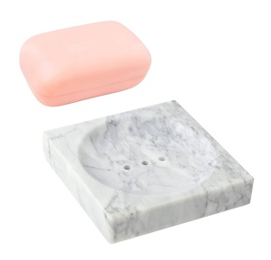 Best Polishing Marble Bathroom <b>Set</b> Cheap Price Home Bathroom Marble <b>Soap</b> Tray Counter Top Shower Marble <b>Soap</b> Dish Tray Low MOQ - Product Image 3
