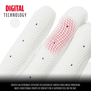 ELIXE SPORTS Original Series Long Cuff Baseball Batting Gloves Leather <b>Hook</b> Loop Closure Customizable Colors Adult - Product Image 3