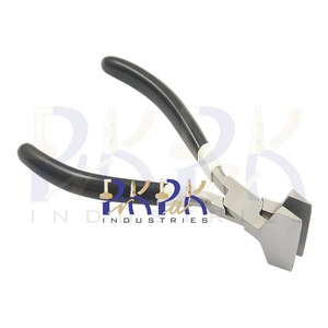 Pince à sertir en acier inoxydable 150 mm pour la fabrication de bijoux DIY, à mâchoires lisses, poignées en PVC, pour couper, pêche, sans ressort, pour circlips - Product Image 6