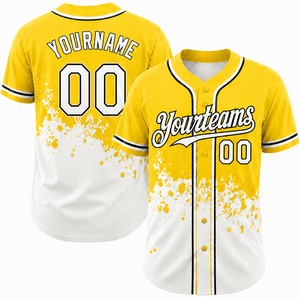 Camiseta de béisbol de manga corta, colores sólidos, transpirable, 100% poliéster, con logo personalizado, para unisex, último diseño. - Product Image 5