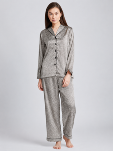 Conjunto de Pijama de Algodón Estampado para Mujer, de Manga Larga, Suave y Cómodo para Dormir y Descansar - Product Image 1