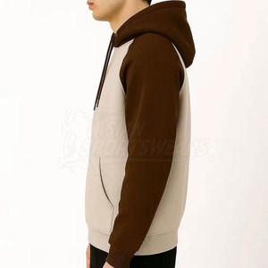 Sweat-shirts à capuche décontractés pour hommes en coton 100% de haute qualité, avec intérieur en polaire premium, poche kangourou spacieuse et poignets côtelés - Product Image 6