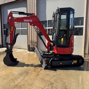 Mini-excavatrice de 3,5 tonnes certifiée CE EPA, excavatrice sur chenilles pour utilisation agricole et travaux de terrassement - Product Image 3