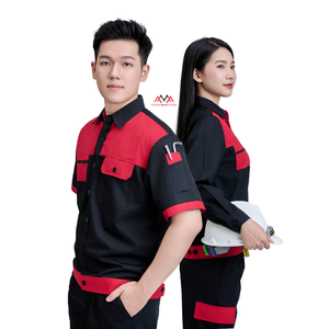 PRIX USINE Ensemble uniforme personnalisé à séchage rapide et anti-plis pour travailleurs d'usine et électriciens - Uniforme d'usine FMF - Product Image 3