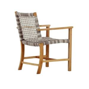 Reno <b>Teak</b> Wood Durable & Comfortable Garden <b>Chair</b> Outdoor Dining Armchair Midcentury Patio Seat for Hotel Restaurant - Product Image 6