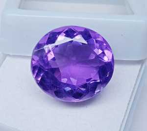 Aigue-marine violette ronde taillée, qualité excellente, rare, certifiée par un tiers, pierre précieuse naturelle en vrac pour la fabrication de bijoux - Product Image 6