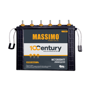 New Stock Arrival Outstanding Quality MASSIMO 260Ah 12V <b>Tall</b> Tubular Battery Lead Acid from India's Leading Exporter - Product Image 1