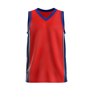 Maillot de basket-ball sans manches pour usage quotidien, chemise de sport athlétique, tissu en maille respirant, matériau à séchage rapide pour la pratique du basket-ball - Product Image 6