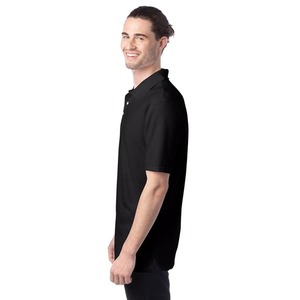 <b>Men's</b> <b>Black</b> Cotton <b>Polo</b> <b>Shirt</b> Short Sleeve Regular Fit Solid Color Casual Wear For <b>Men</b> - Product Image 6