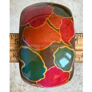 ชุดกำไลเรซิ่นเงางามทันสมัย รุ่นแองเจิล สีเขียว-น้ำตาล งานแฮนด์เมด เครื่องประดับแฟชั่นสำหรับผู้หญิงและเด็กผู้หญิง - Product Image 5