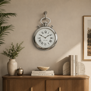 Reloj de Escritorio Analógico de Cuarzo Cuadrado Art Deco de Madera y Acero |   Calendario con Función de Repetición, Decoración para el Hogar y la Oficina, Movimiento Silencioso - Product Image 4