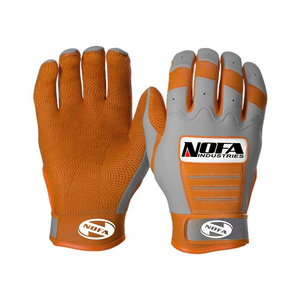 Guantes de Bateo de Béisbol Personalizados para Adultos, de Cuero, Ambidiestros, Acolchados, con Cierre de Hebilla, Tejido de Punto, Negro/Blanco, Tallas S-XXL - Product Image 3