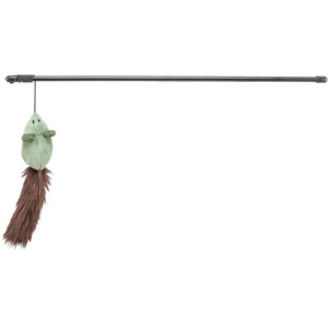 Varita de Juego de 46 cm con Ratón para Mascotas, Juguetes Interactivos y de Movimiento - Product Image 1