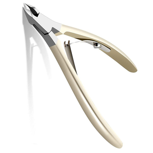 Premium Stainless Steel Luxury Reinforced <b>Box</b>-Joint Cuticle Nipper Sharp Extra Durable for Thick Cuticles High Quality Nail Tool - Product Image 1