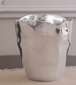 Plateau à huîtres et refroidisseur à vin en aluminium moulé, plateau de service pour fruits de mer en métal argenté, fait main, de qualité supérieure, pour hôtels - Product Image 2