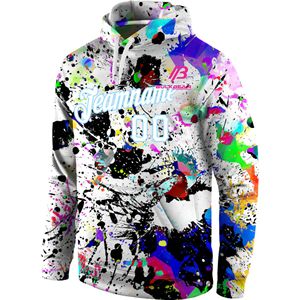 Pull d'hiver confortable et respirant en polaire légère à capuche avec poches, coupe régulière, séchage rapide, personnalisable OEM ODM, couleur unie, offre spéciale - Product Image 2